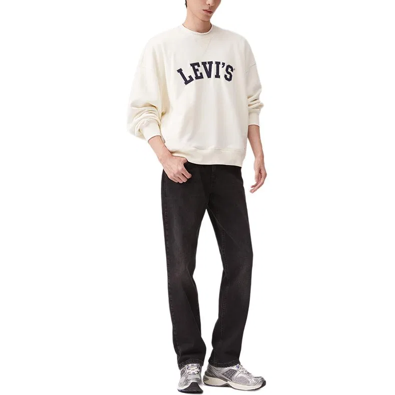 Мужской свитшот с круглым вырезом Beige Levis — фото 3