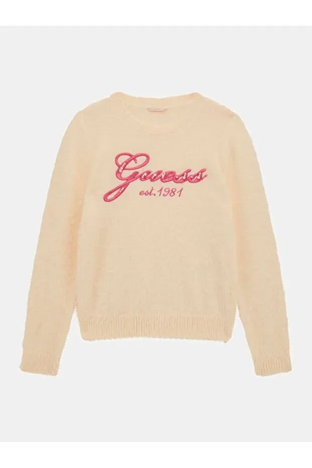 Детские свитшот для девочек с длинным рукавом Guess, Nude Color