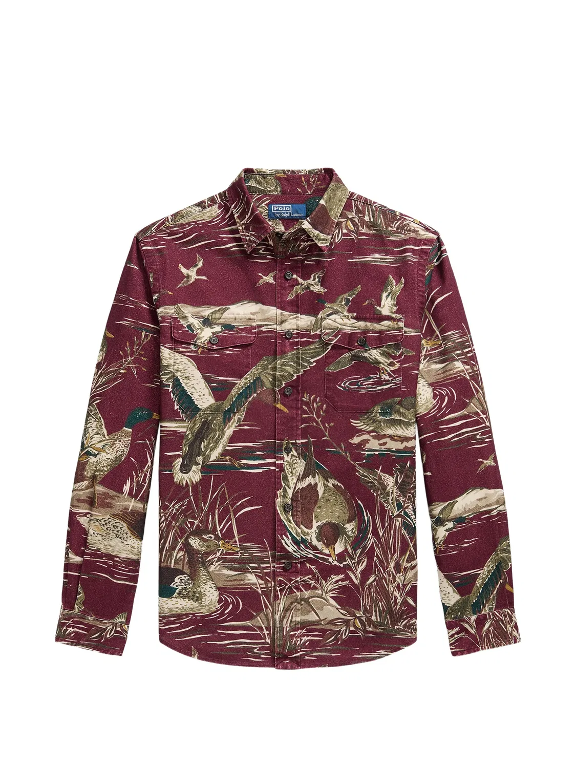 Рубашка классического кроя красная Polo Ralph Lauren, красный