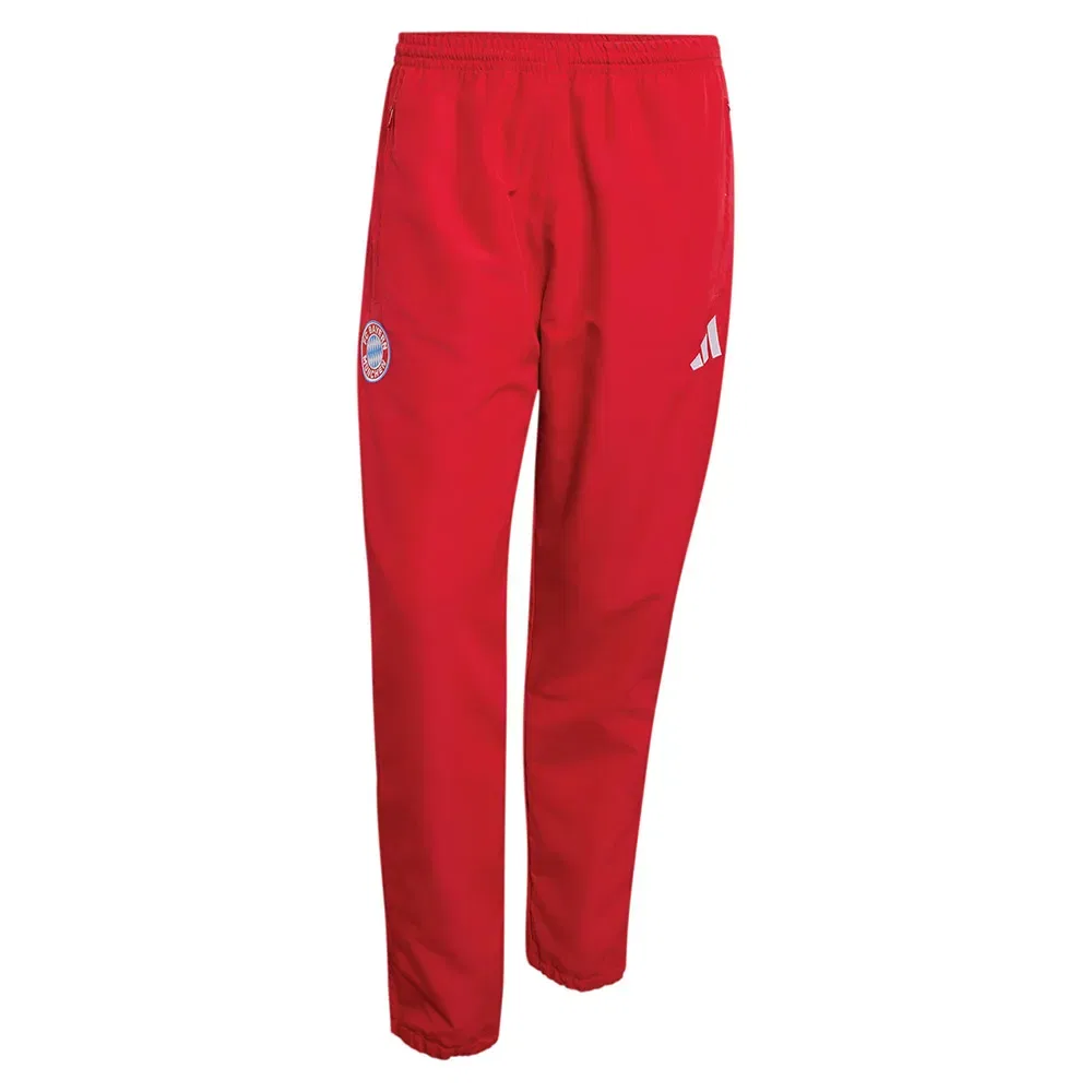 Мужские спортивные штаны с графическим дизайном Adidas FC Bayern Munich Stadium Adidas, Red — фото 3