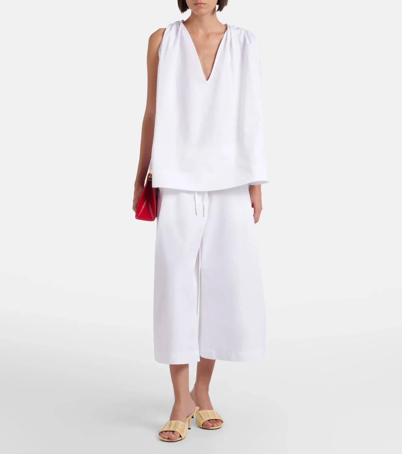 Бермуды из хлопка Marin JACQUEMUS, белый — фото 2