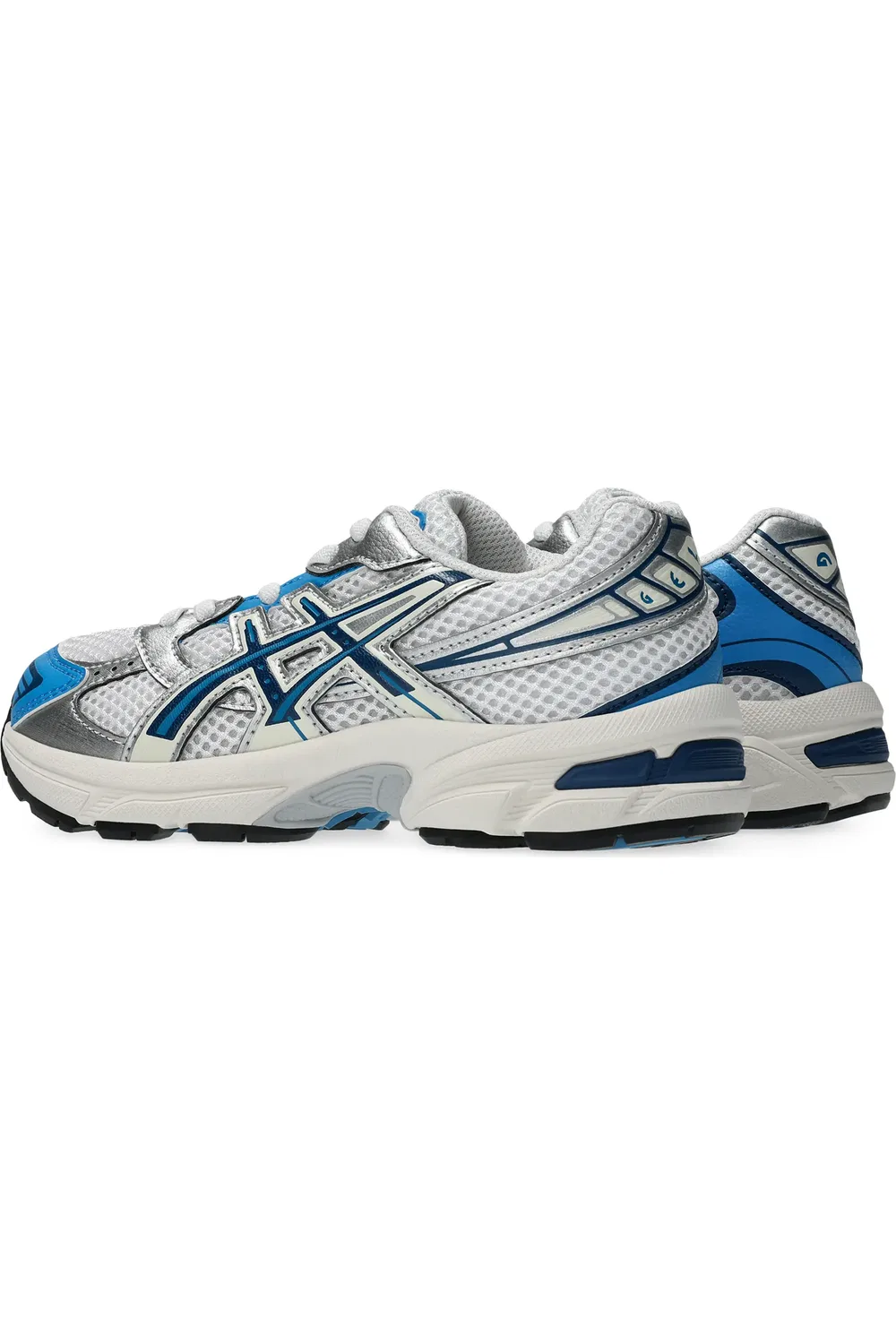 Кроссовки детские с амортизацией GEL-1130 ASICS, White/Twilight Blue — фото 2