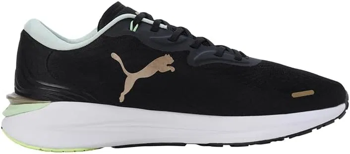 Мужские кроссовки PUMA Electrify Nitro 2 Run 75 для бега по улицам, Puma Black Light Mint Puma Gold — фото 3