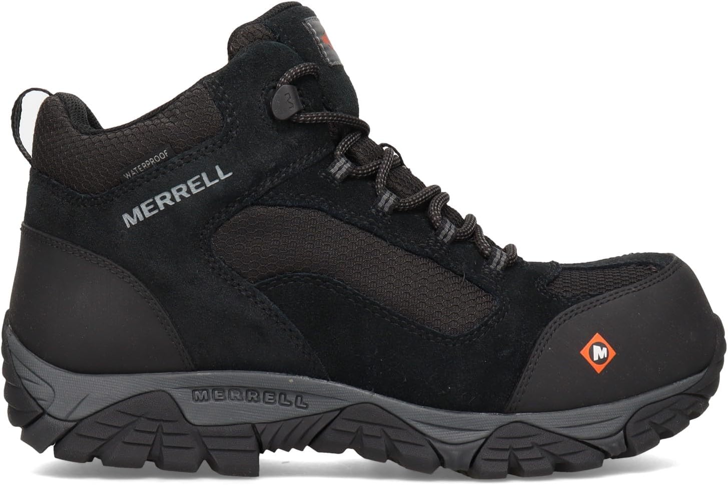 Мужские ботинки Merrell Moab Onset Mid Waterproof с композитным носком, черный — фото 2