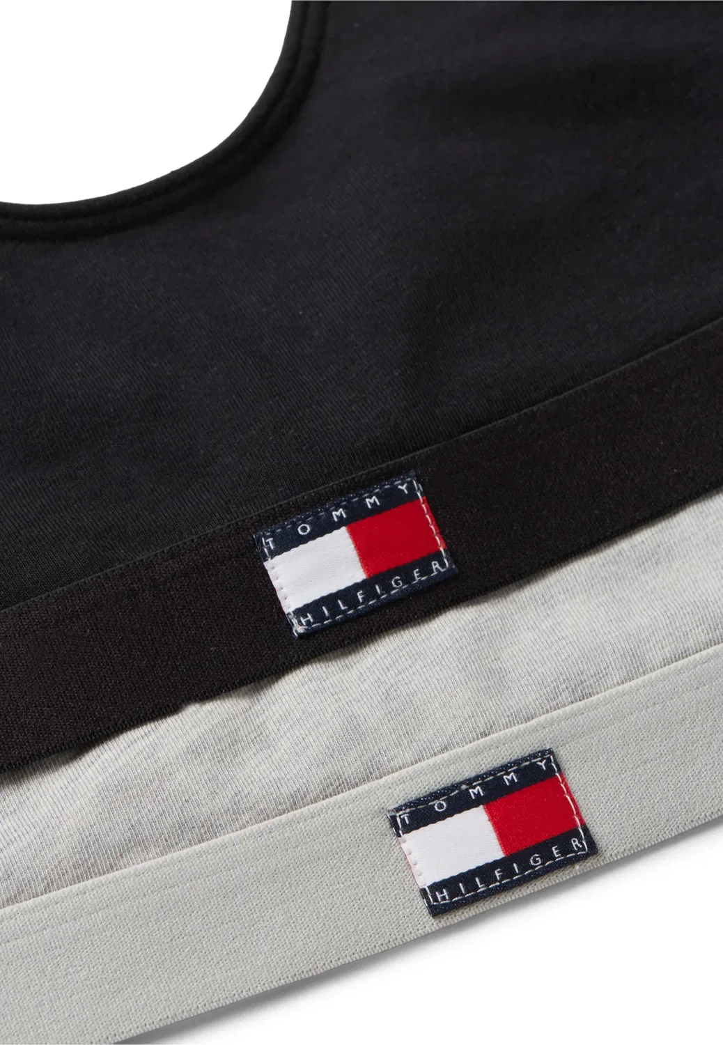 2 бюстгальтера в упаковке Tommy Hilfiger, Black/ Grey Heather — фото 3