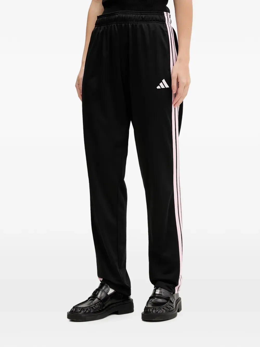 Спортивный костюм с боковыми полосками Adidas, черный — фото 4