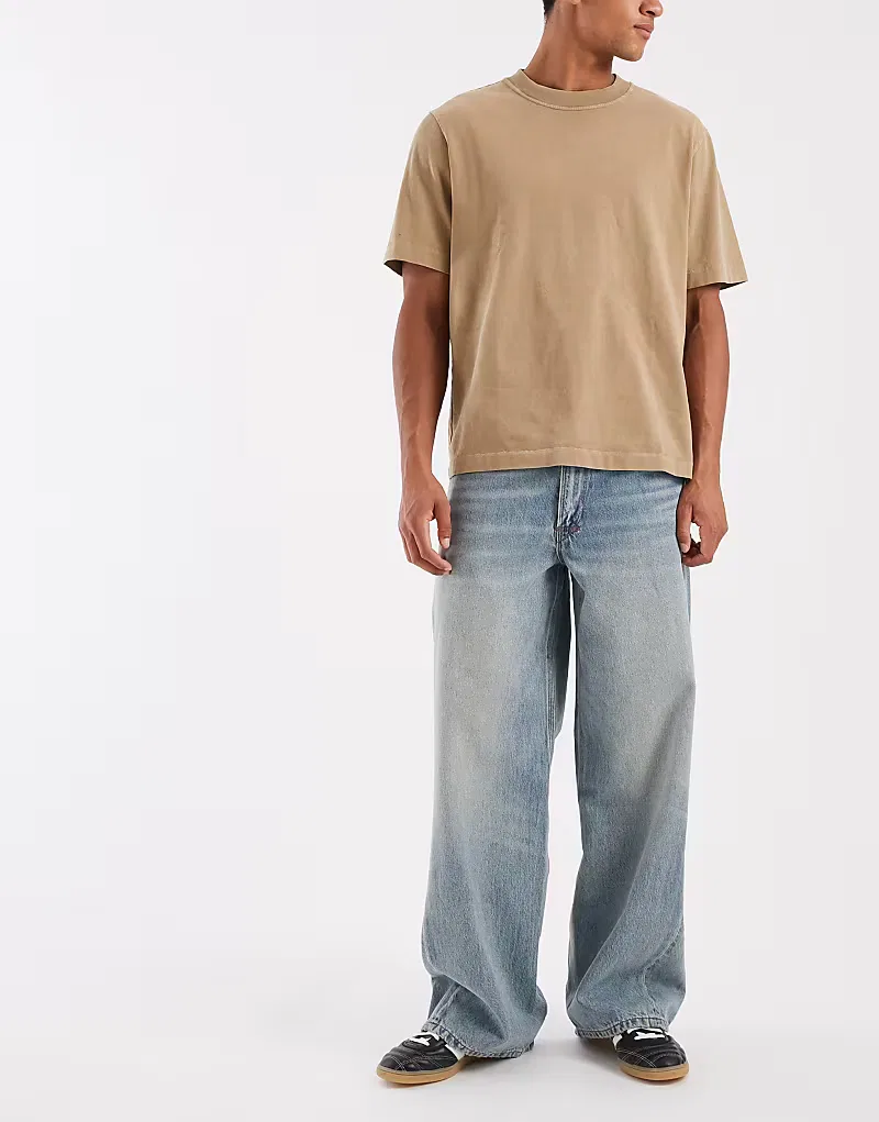 Джинсы Levi's Twisted Baggy Wide Leg светло-голубой