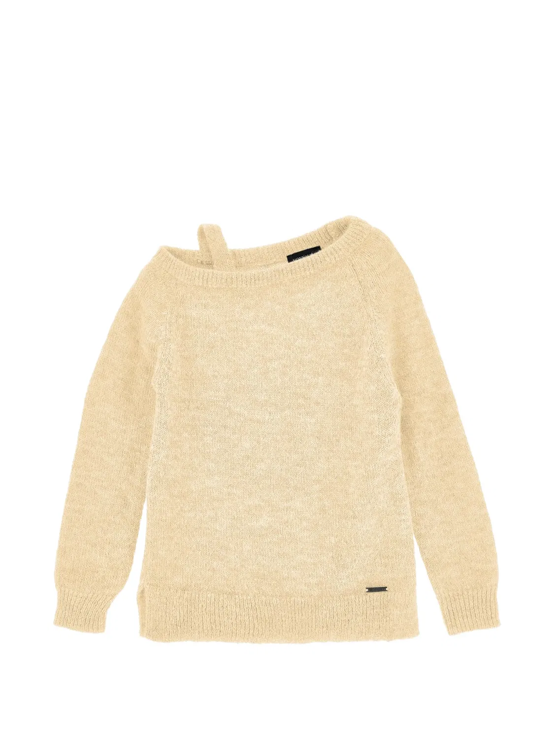 Monnalisa Джемпер с открытыми плечами светло-желтый