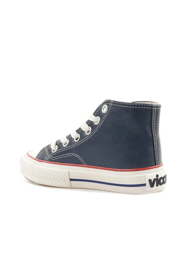 Детские ботинки для девочек с принтом Vicco, Navy Blue — фото 3