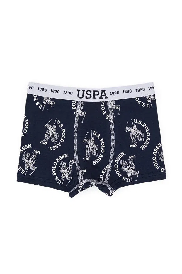 Детские боксеры для мальчиков набор 3 шт U.S. Polo Assn., Navy Blue — фото 2