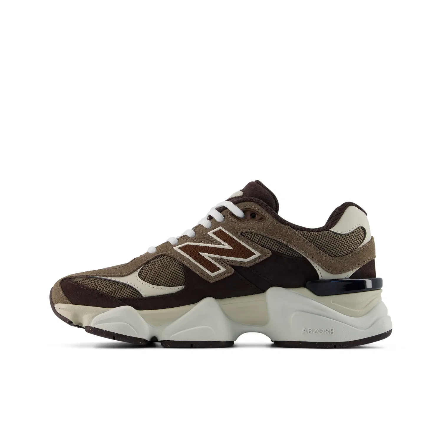 Детские кроссовки New Balance 9060 Lace, Thunder Brown With Black Coffee — фото 3