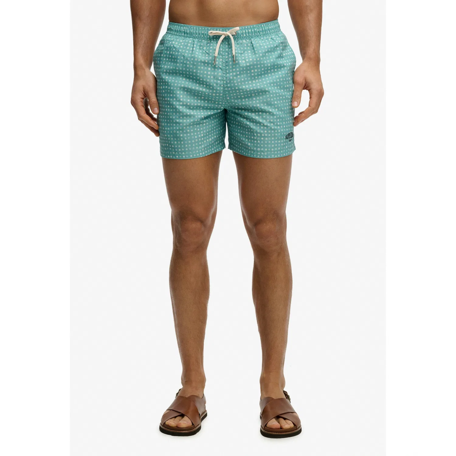 Мужские плавки с принтом Superdry, Mini Flora Green