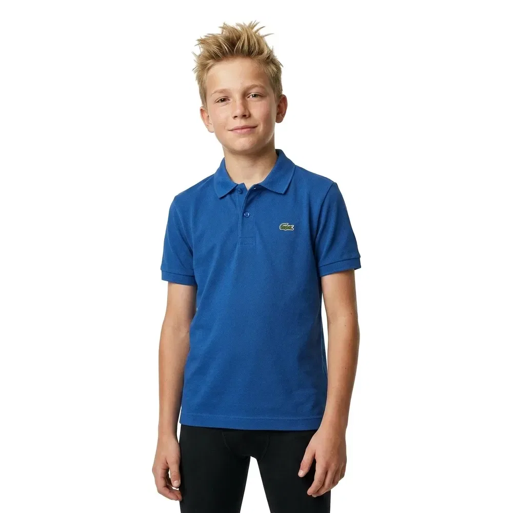 Сникерсы Lacoste Kids, синий — фото 3