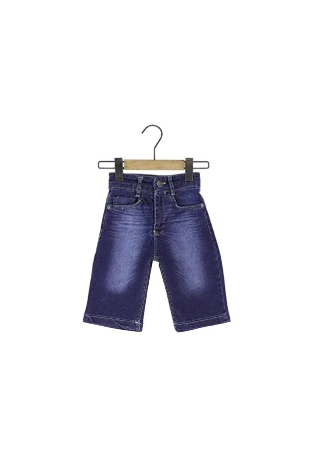 Детские шорты для мальчиков джинсовые Basics Tati Life, Blue — фото 3