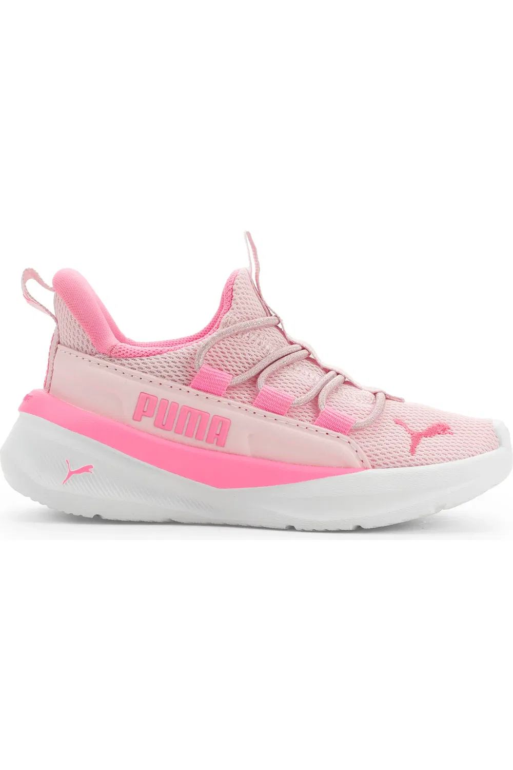 Детские кроссовки на шнуровке One4All 2.0 PUMA, Pearl Pink/Pink Pixel — фото 2