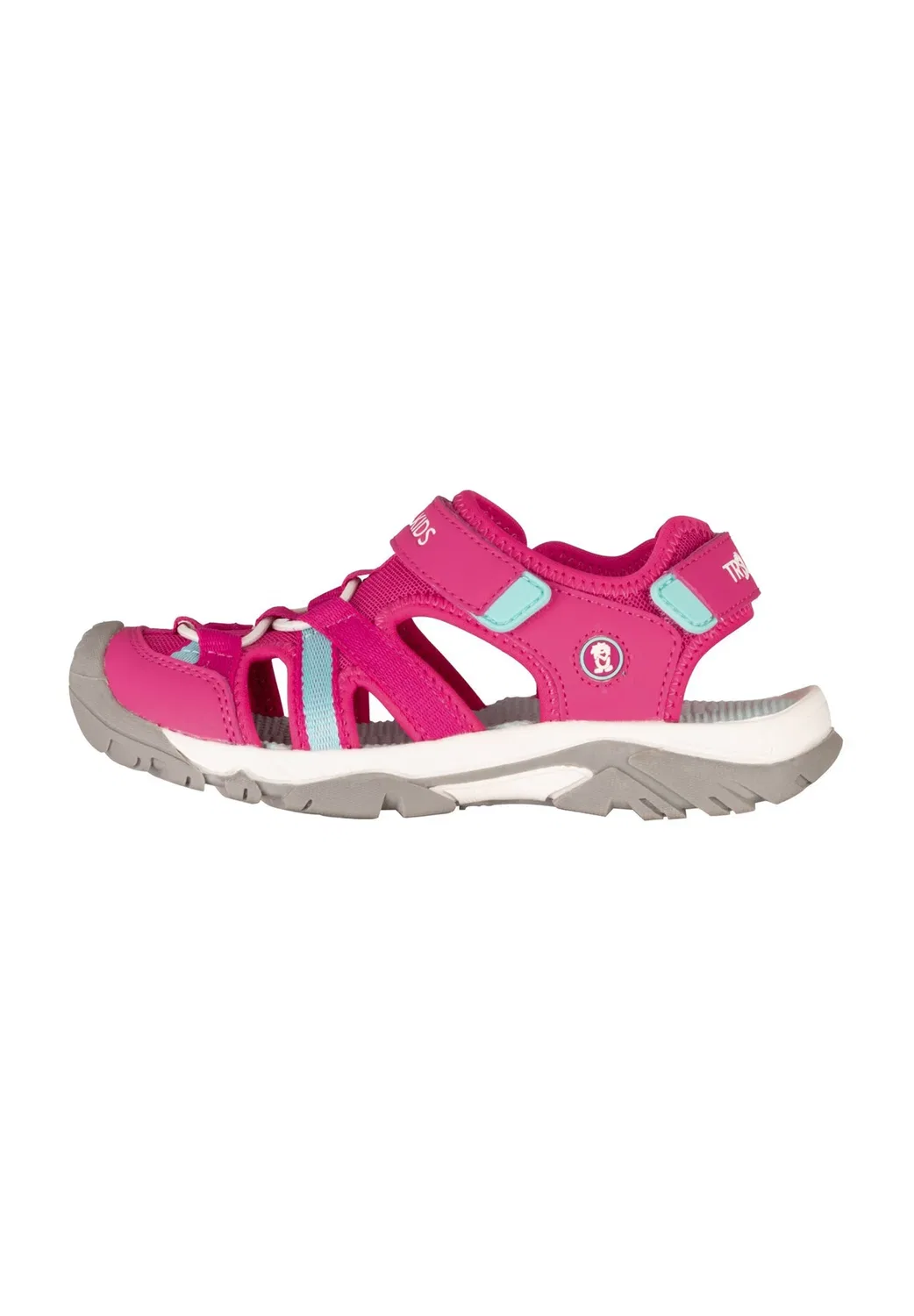 Детские сандалии Stavanger XT унисекс - сандалии для ходьбы Trollkids, Bright Pink/Dark Mint