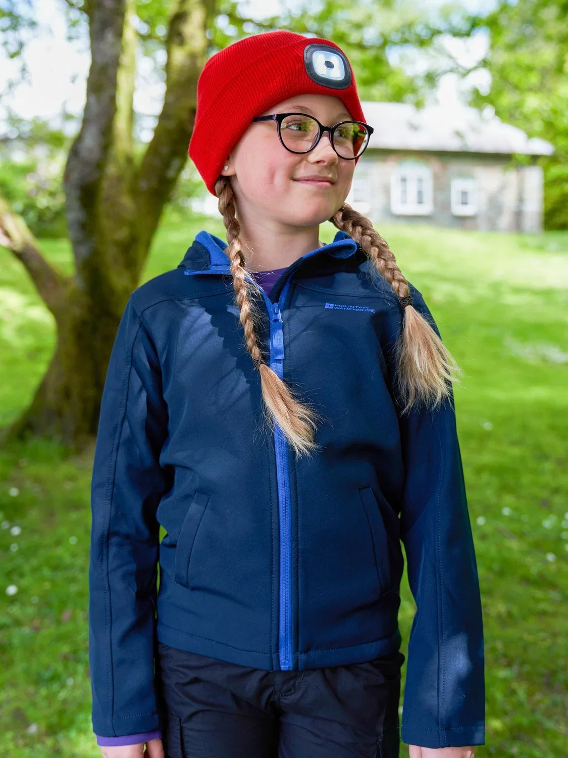 Куртка софтшелл Exodus Kids Mountain Warehouse, голубой