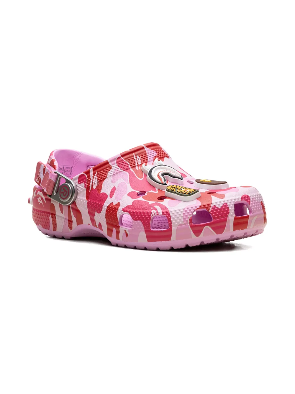 

Кроссовки Clog Camo Pink из коллаборации с A Bathing Ape Crocs, розовый