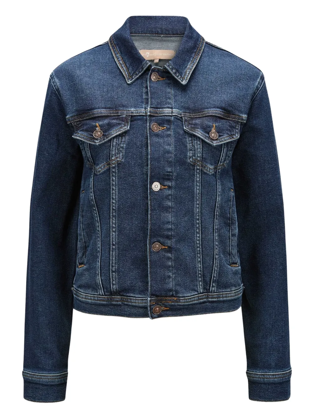 

Джинсовая куртка 7 For All Mankind, синий