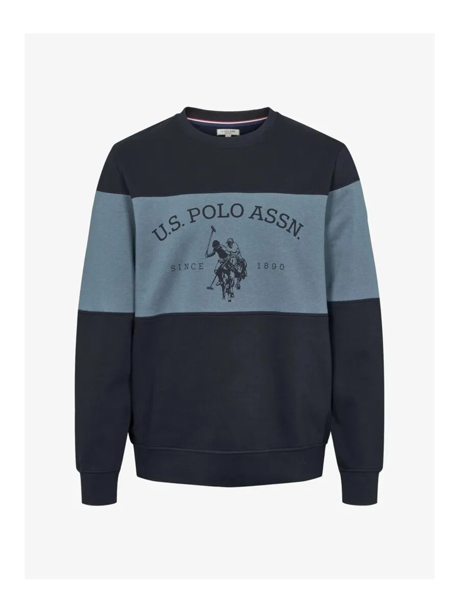 Свитер U.S. Polo Assn. 'UMCay' синего цвета