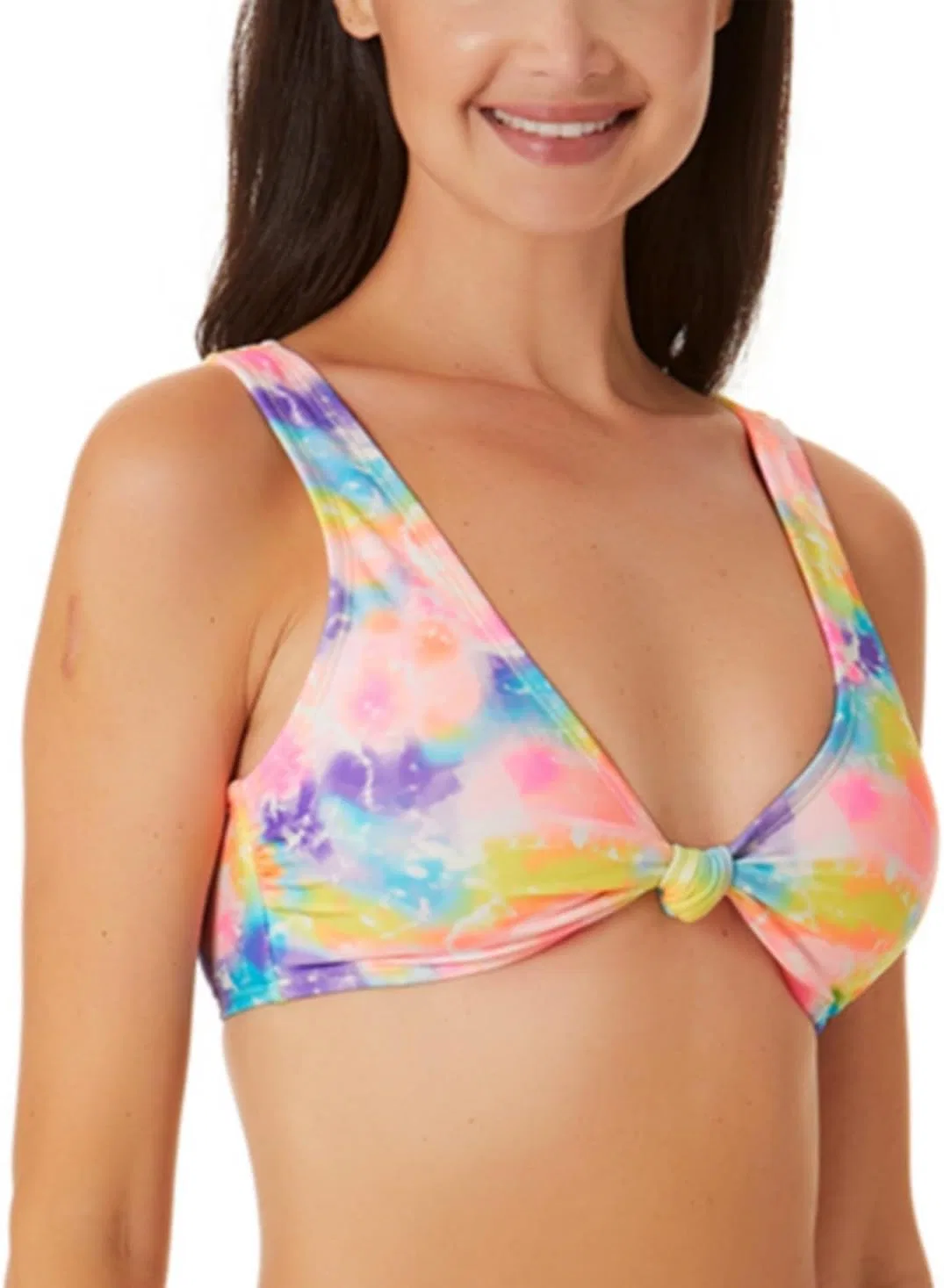 Женский бикини топ с завязками tie-dye California Waves, Multicolor — фото 3