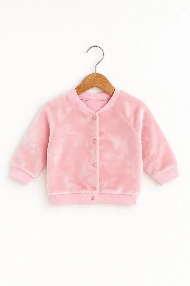 Детское пальто для девочек вельветовое Basics For My Baby, Pink
