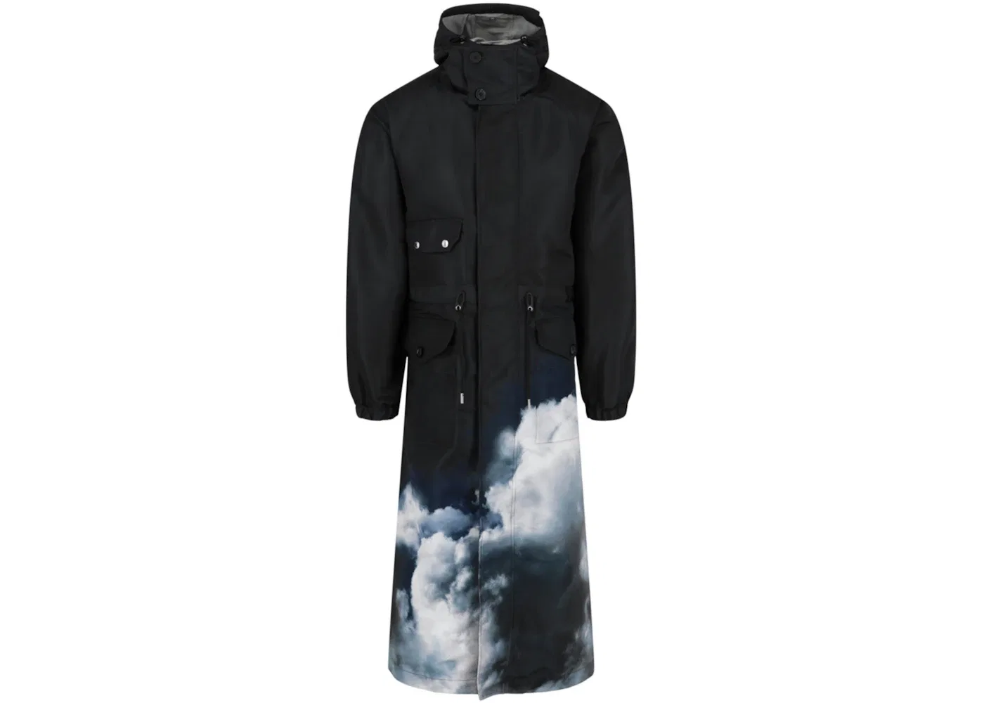 Мужское пальто-парка с принтом Storm Sky Print Alexander McQueen, Storm