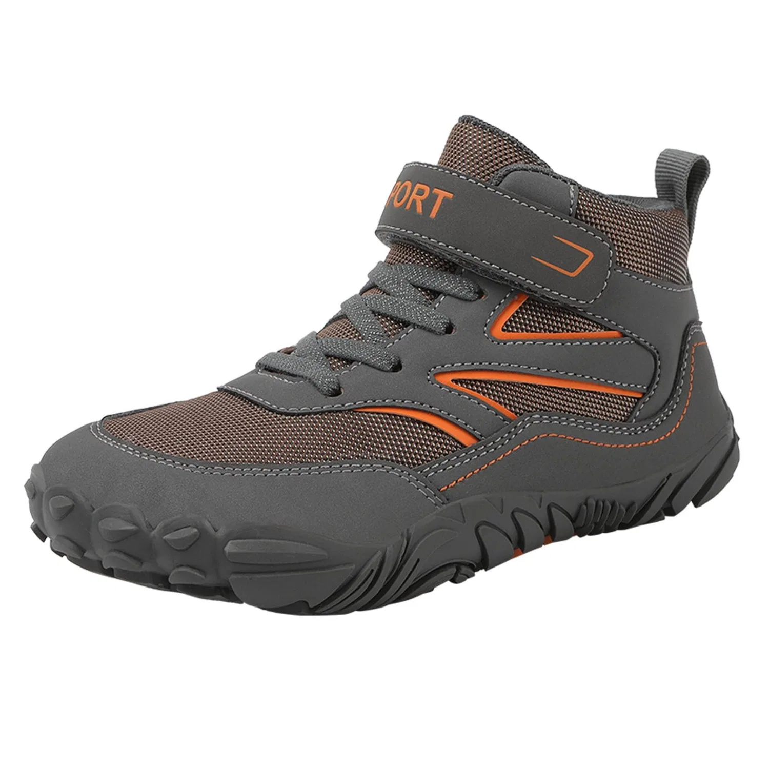 Детские водные тапочки без носка с закрытым носком Unisex Barefoot Shoes, Grigio