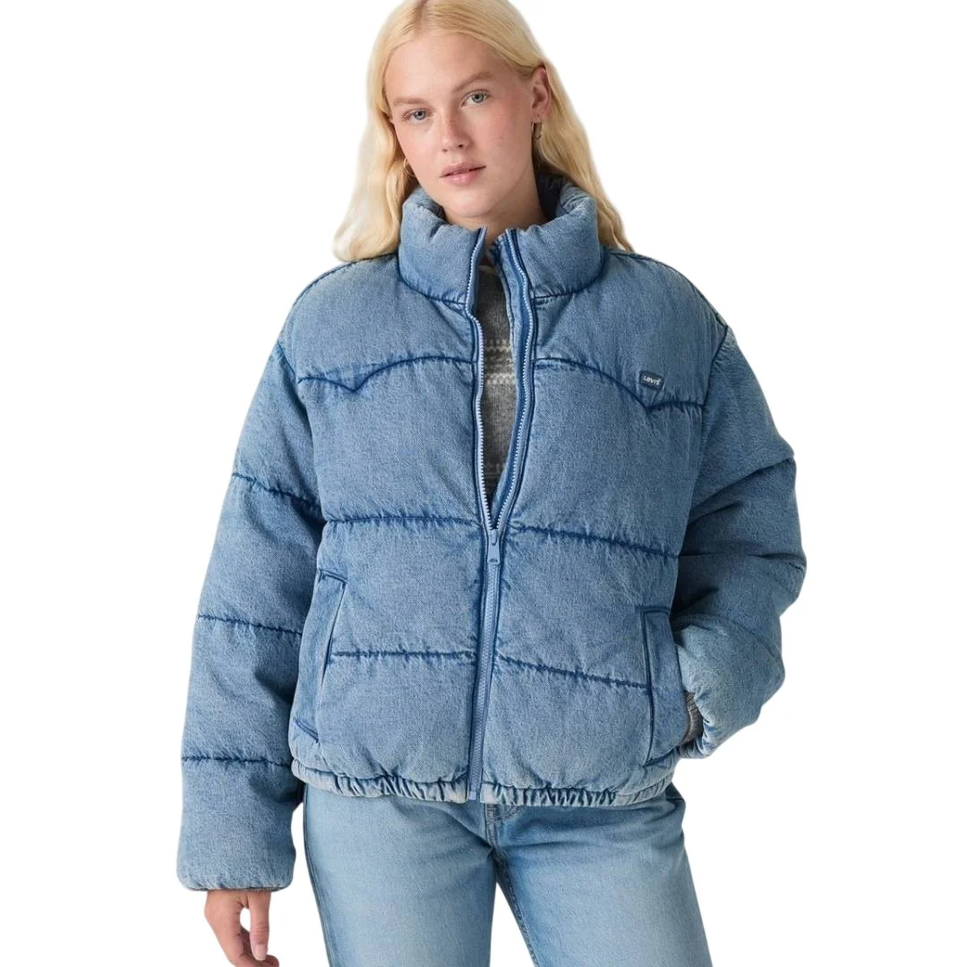 Женская зимняя куртка Levi's Palmer Puffer, светло-синий