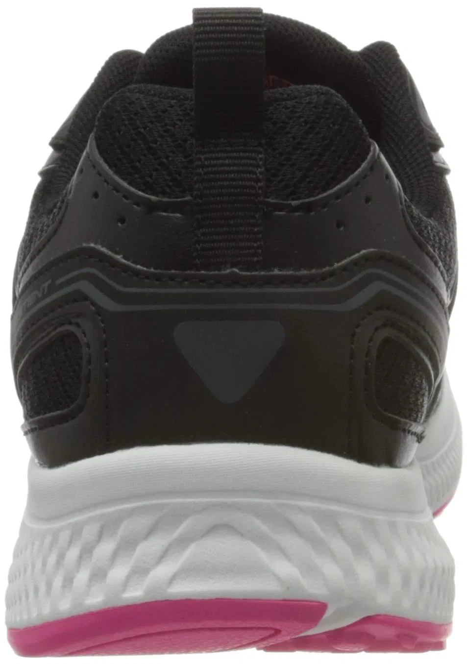 Детские кроссовки для девочек с шнуровкой Go Run Consistent Skechers, Black And Pink — фото 4