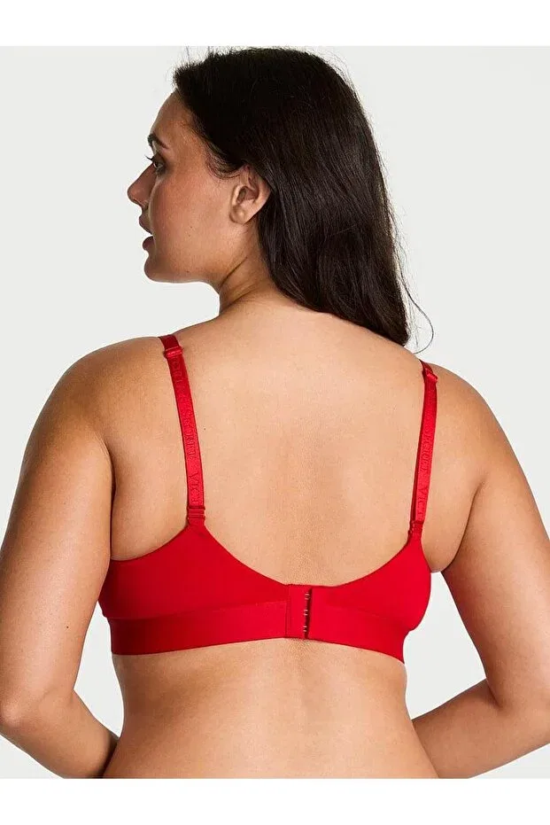 Женский бюстгальтер с чашками без бретелек Victoria'S Secret, Lipstick Red — фото 2