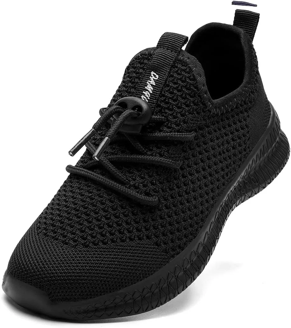 Детские кроссовки для мальчиков и девочек с дышащим верхом XKOWUO, Black