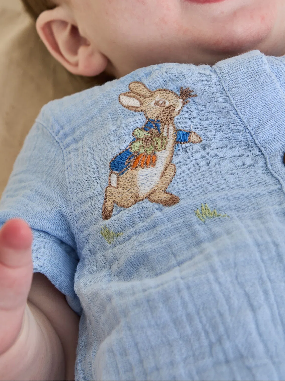 Ромпер Peter Rabbit, JoJo Maman Bébé, синий — фото 3