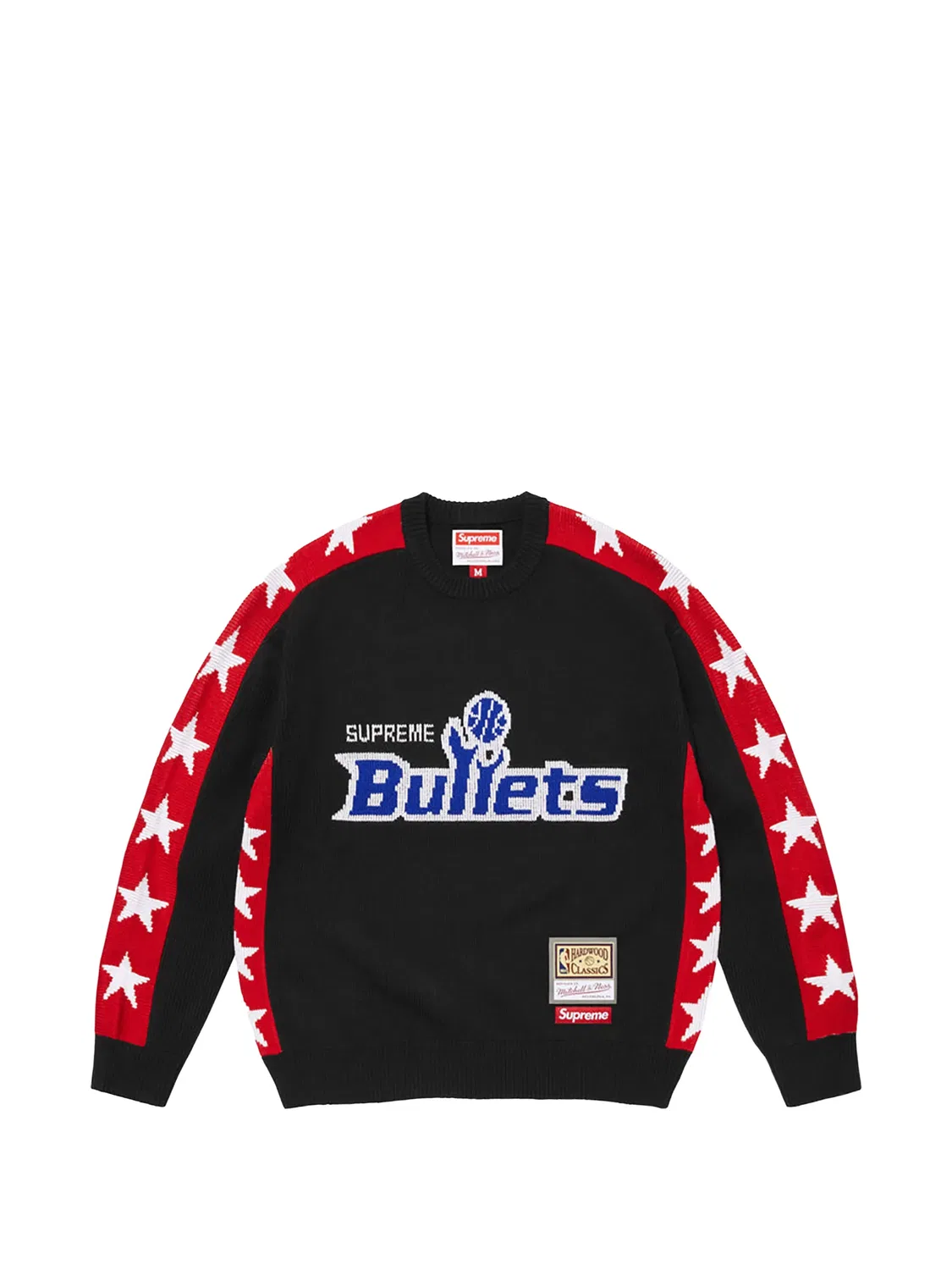 Свитер NBA из коллаборации с Mitchell & Ness Supreme, черный