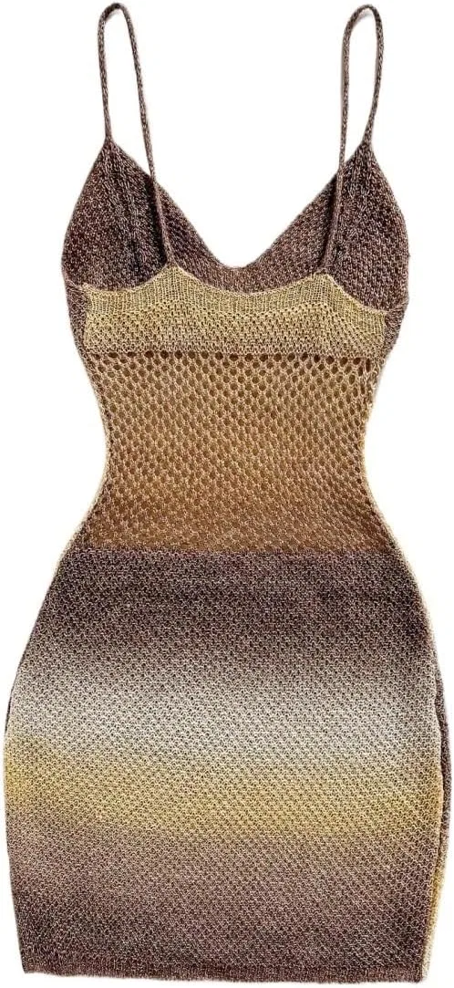 Женское мини-платье с принтом Bodycon, Zhangwu, Multicolor — фото 2