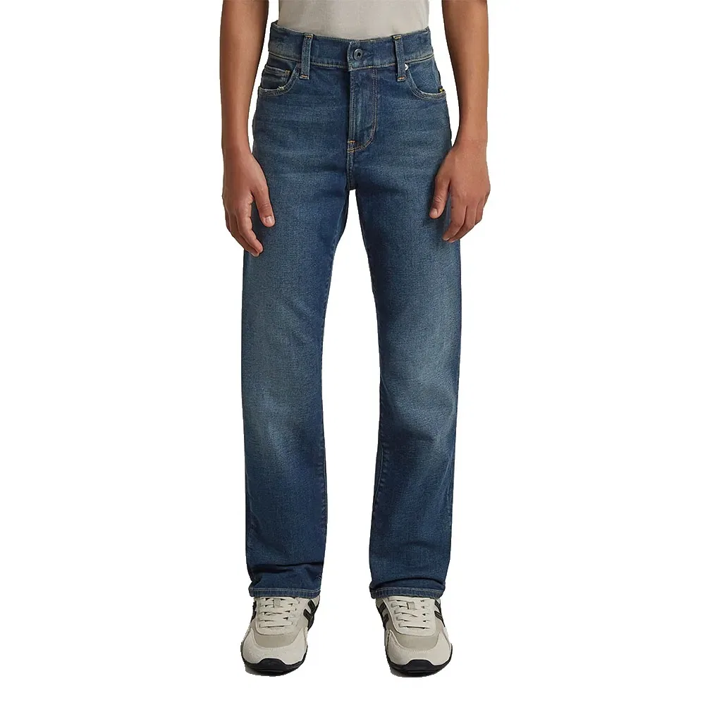 Детские джинсы прямые зауженные G-Star 3301 Straight Tapered Fit D29644-01, Blue