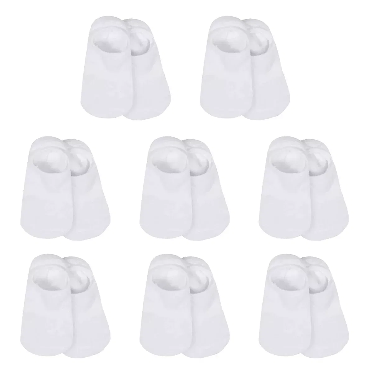 Детские носки-невидимки Wiggle-Proof Gerber, White — фото 4
