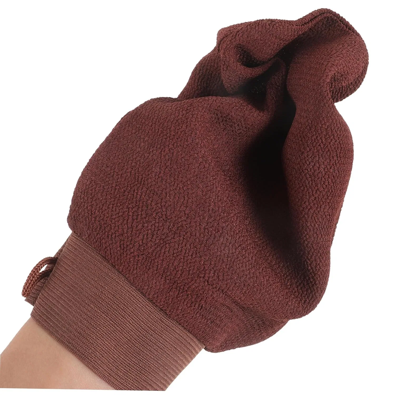 Перчатки для пилинга, 2 шт, JOINPAYA, 22x15x1 см, Коричневый — фото 4