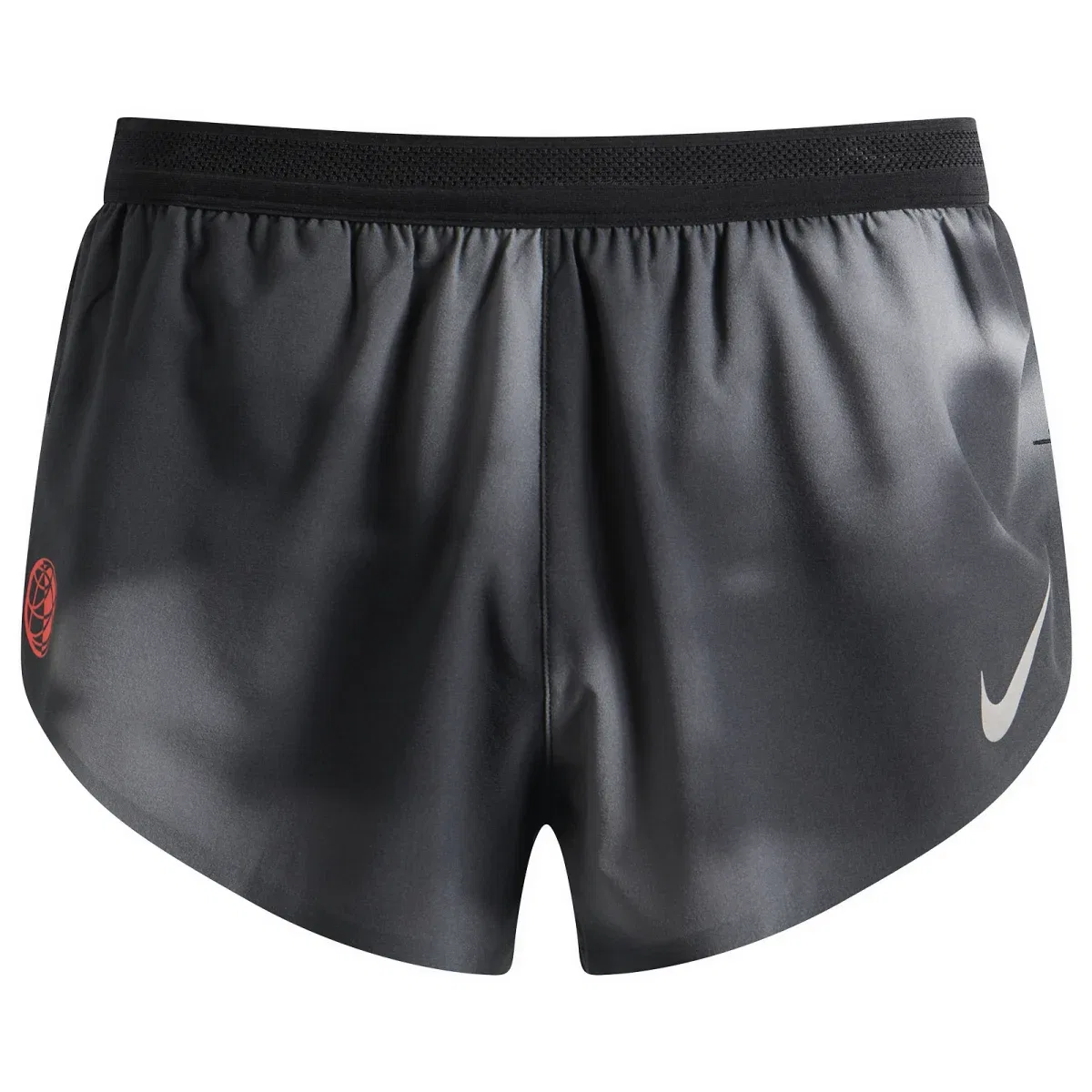 Шорты для бега Aeroswift 2" split short Nike, Black Grey & Crimson