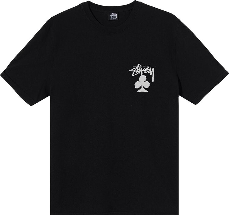 

Футболка Stussy Club Pigment Dyed Tee 'Black', черный