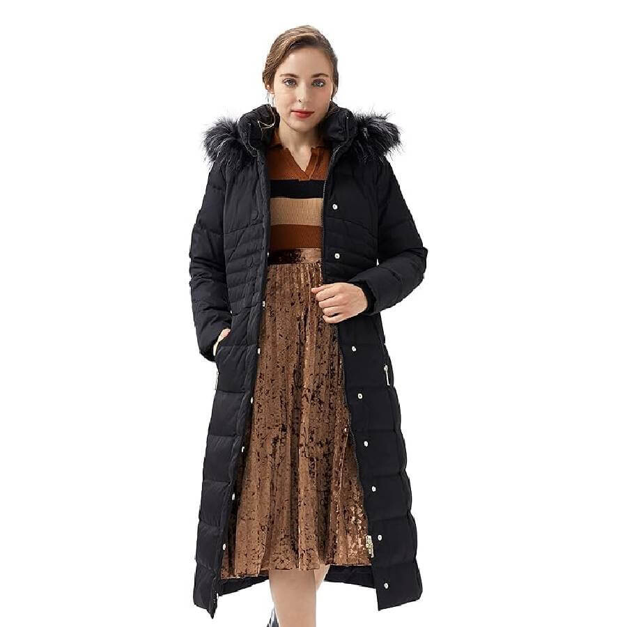 

Пальто-пуховик Orolay Long Puffer, черный