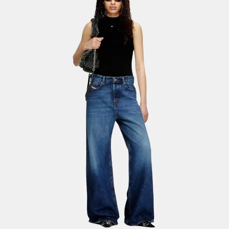 Женские джинсы с прямым кроем 1996 D Sire Jeans DIESEL, Blue — фото 4