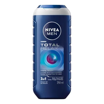 Гель для душа 3 в 1 Nivea Men Total Relax