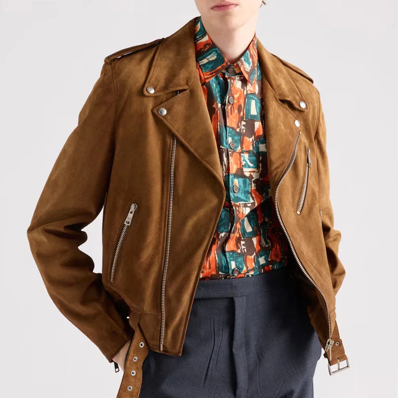 Мужской куртка прямого кроя PRADA, Brown — фото 3