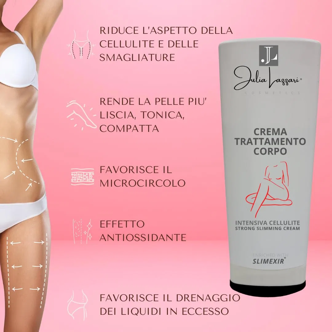 Крем для тела Антивозрастной от целлюлита Julia Lazzari Cosmetics, 200 мл — фото 3