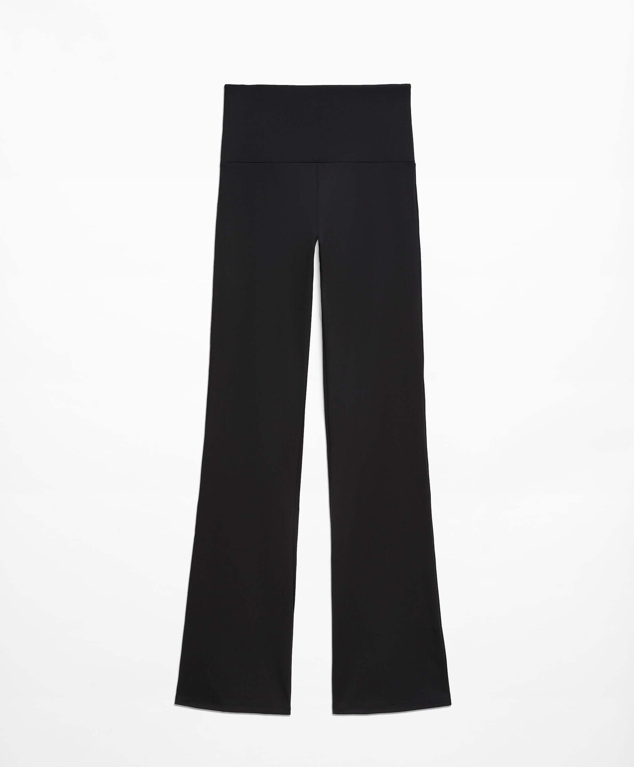 

Брюки-клеш Oysho Super-High-Rise Comfortlux, черный