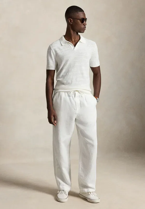 Футболка с V-образным вырезом Polo Ralph Lauren, Deckwash White/Andover Heather, белый — фото 2