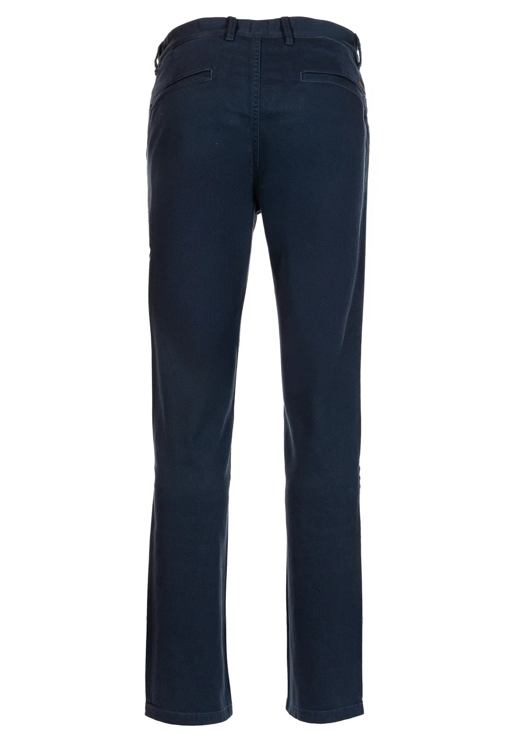 Брюки-чиносы Boss Slim fit, темно-синие — фото 2