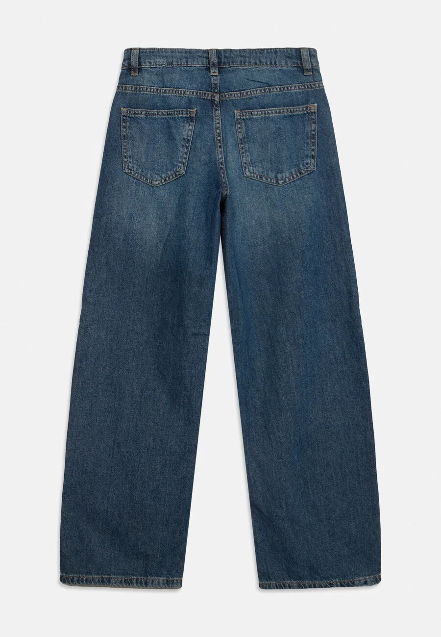 Джинсы LMTD Wide leg Jeans 'NLFBETT' темно-синего цвета — фото 2