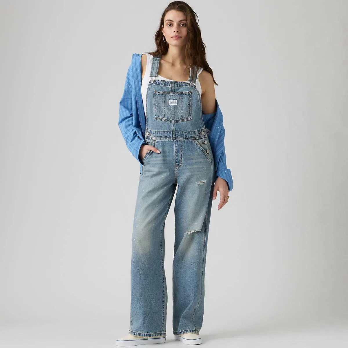 Свободный комбинезон Levi's, Hi And Welcome - Medium Wash